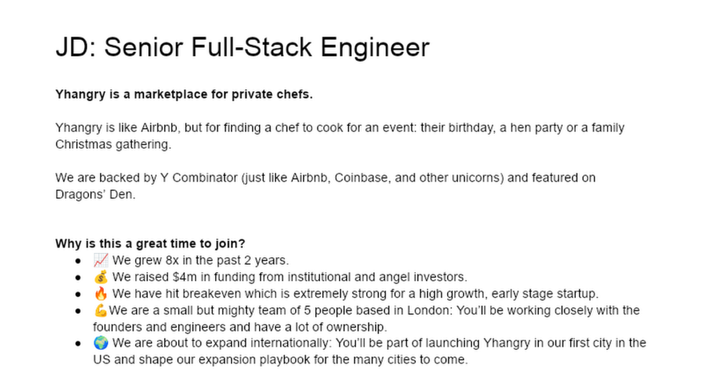 Senior Developer Full-stack