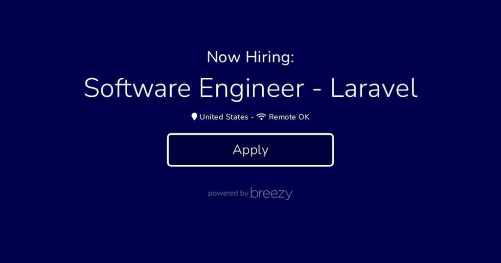 Software Engineer - Laravel at Strive