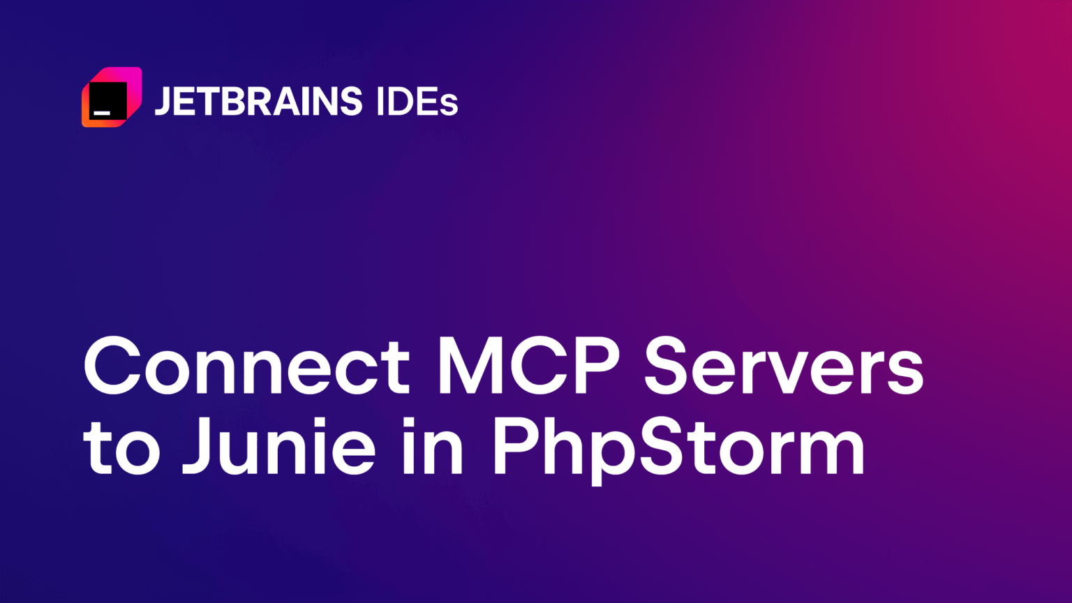 Connect MCP Servers to Junie in PhpStorm