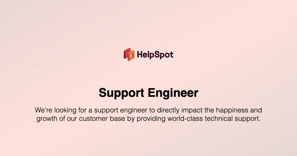 Support Engineer