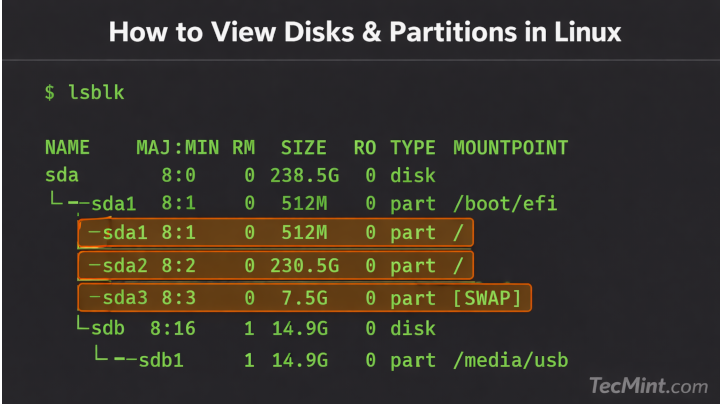 How to Check Disk Partitions in Linux (7 Methods) How to Check Disk Partitions in Linux (7 Methods)
