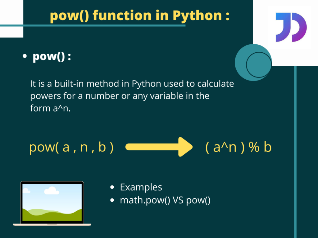 POW() IN PYTHON
