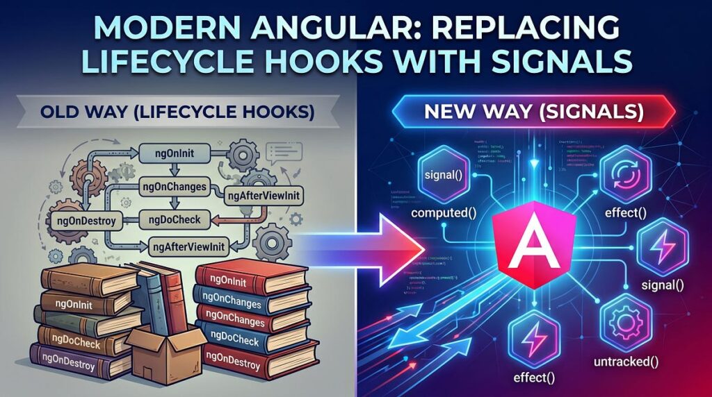Modern Angular: Replacing Lifecycle Hooks with Signals | by Alain Chautard | May, 2026 Modern Angular: Replacing Lifecycle Hooks with Signals | by Alain Chautard | May, 2026