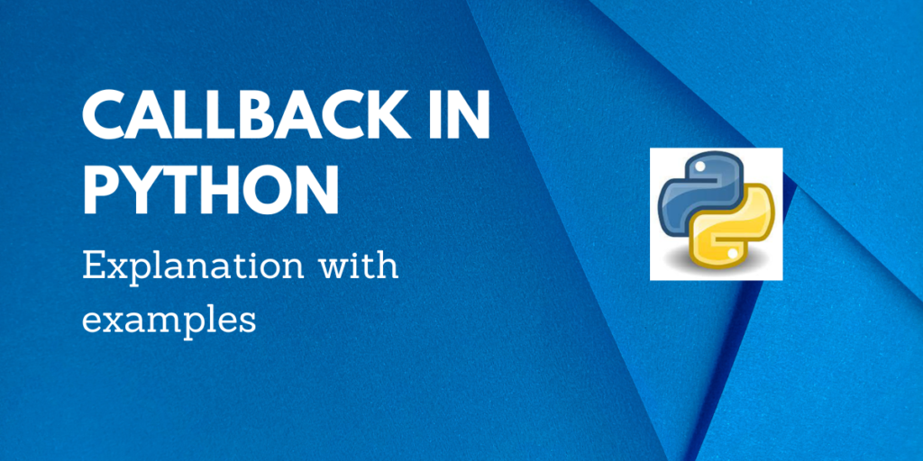 Callback In Python Cover Image