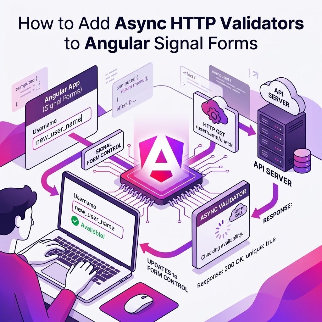 How to Add Async HTTP Validators to Angular Signal Forms How to Add Async HTTP Validators to Angular Signal Forms