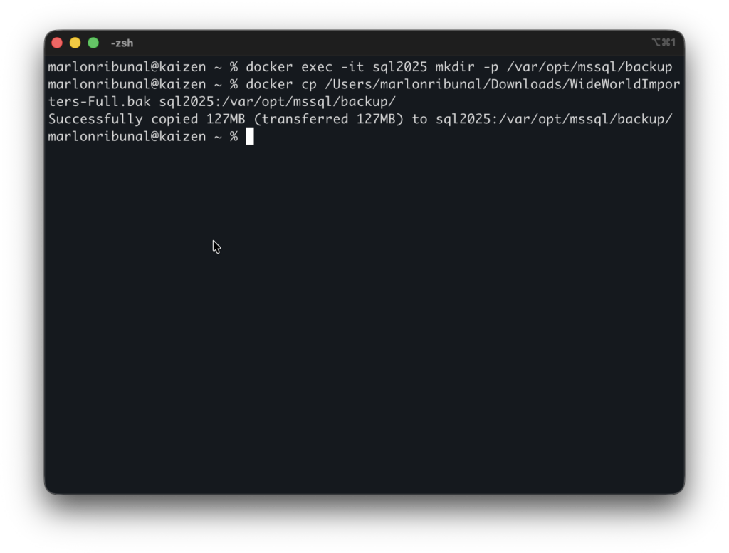 Restore SQL Server Database to an OrbStack Container – SQLServerCentral SQLServerCentral Logo
