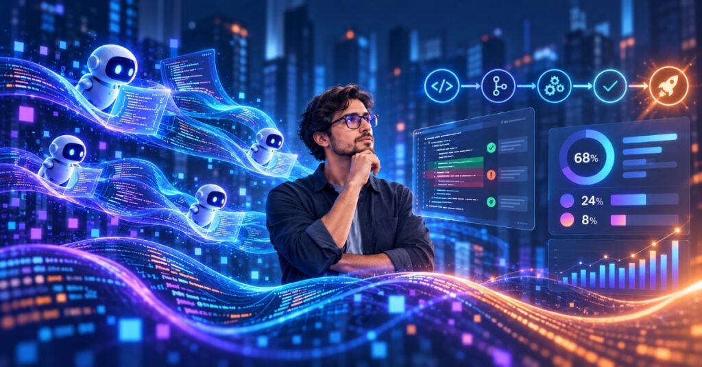 Survey Surfaces Sharp Increase in Amount of Code Written by AI
