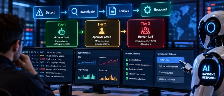 The Three Tiers of Agentic Incident Response: When to Trust AI Autonomy The Three Tiers of Agentic Incident Response: When to Trust AI Autonomy
