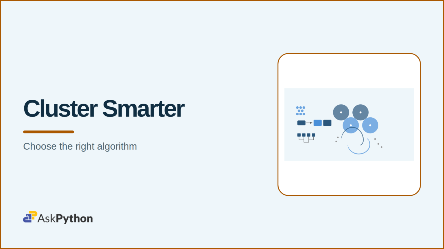 What Are the Different Clustering Algorithms Used?