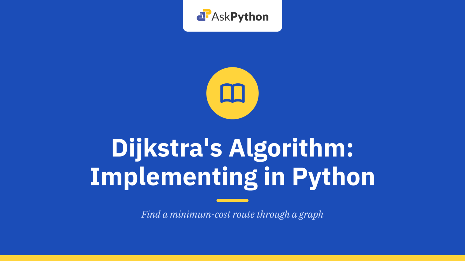 Dijkstra's Algorithm Explained: Implementing with Python for Optimal Pathfinding