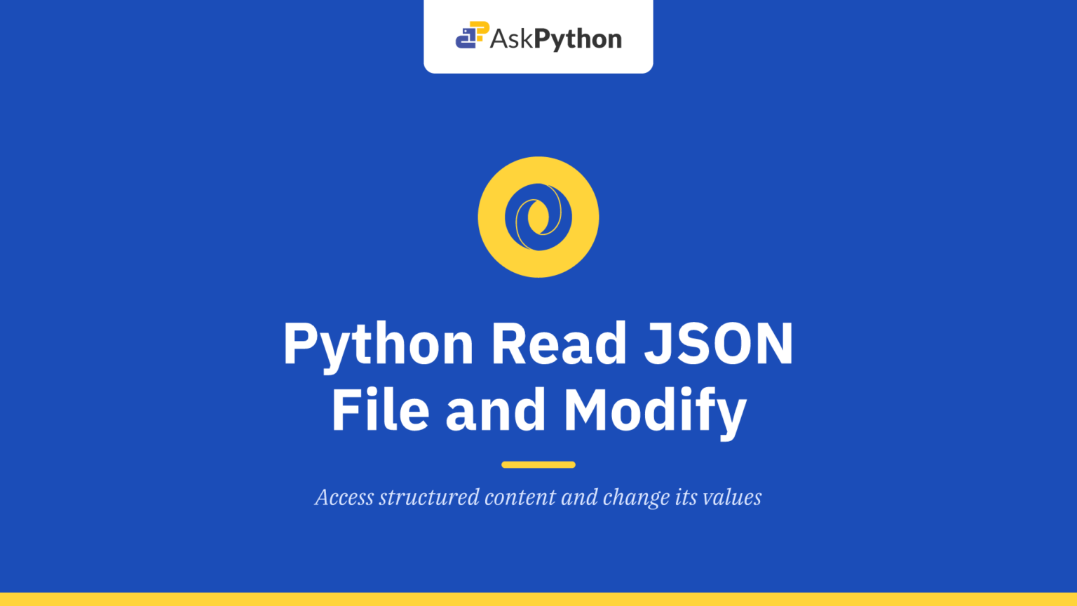 Python Read JSON File and Modify