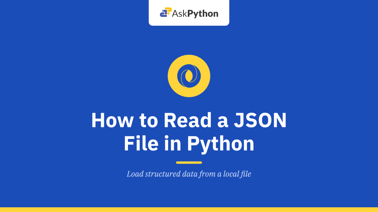 How to Read a JSON File in Python