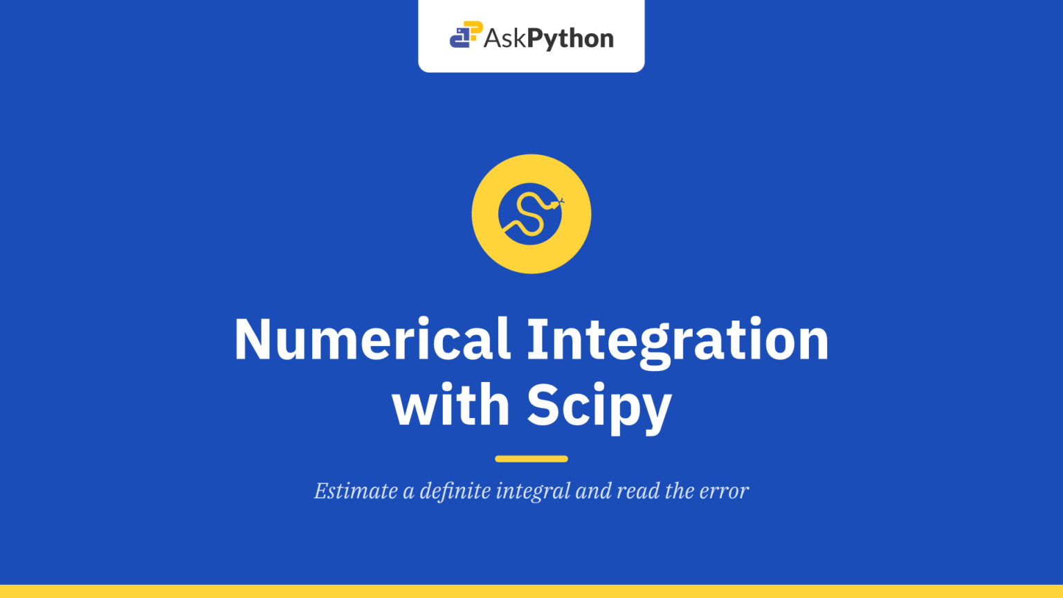 Numerical Integration with Scipy integrate quad (and When to Use It)